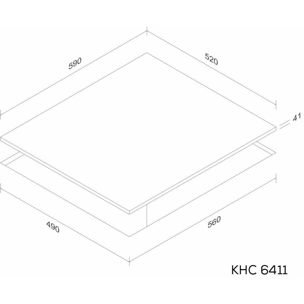 Варочна поверхня Kernau KHC 6411 зображення 2