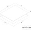 Варочна поверхня Kernau KIH 6433-4B зображення 2