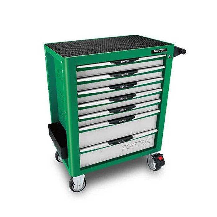 Тележка для инструмента Toptul Pro-Plus 7 секций зеленая (TCAM0701) > цены в Киеве и Украине Тележка для инструмента Toptul Pro-Plus 7 секций зеленая (TCAM0701)