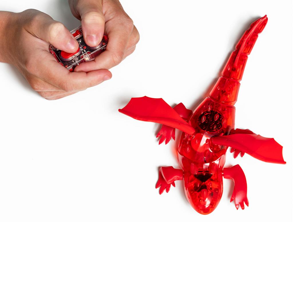 Интерактивная игрушка Hexbug Нано-робот Dragon Single на ИК управлении, красный (409-6847 red) изображение 5