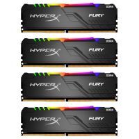 Модуль памяти для компьютера DDR4 32GB (4x8GB) 3600 MHz HyperX Fury RGB Kingston Fury (ex.HyperX) (HX436C17FB3AK4/32)