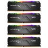 Модуль памяти для компьютера DDR4 32GB (4x8GB) 3600 MHz HyperX Fury RGB Kingston Fury (ex.HyperX) (HX436C17FB3AK4/32)
