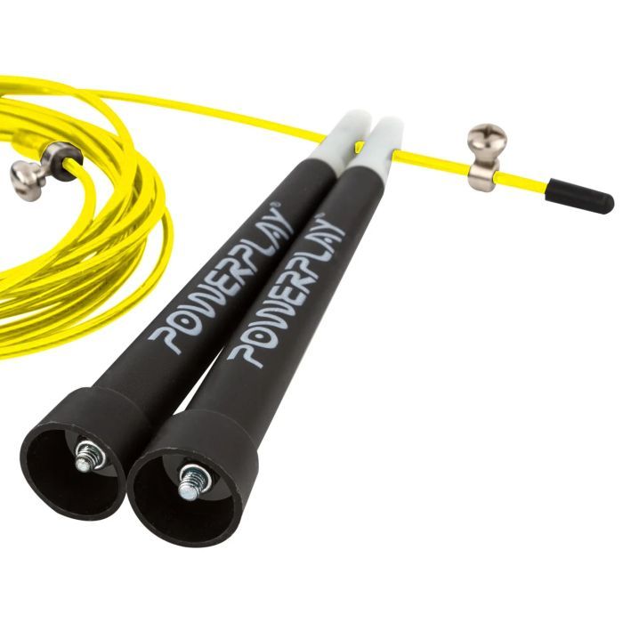 Скакалка PowerPlay Швидкісна 4202 Yellow (PP_4202_Yellow) зображення 4