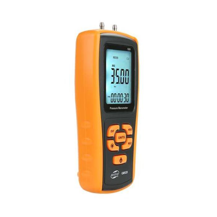 Манометр Benetech диференціальний, USB (GM520) зображення 2