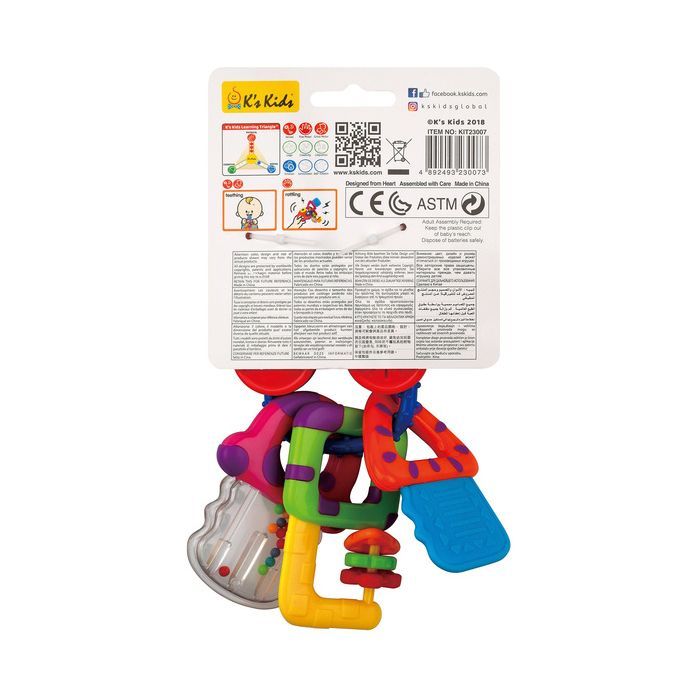 Погремушка K’S KIDS музыкальные Ключики (KIT23007) изображение 3