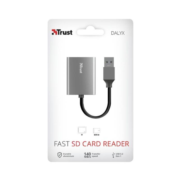 Считыватель флеш-карт Trust Dalyx Fast USB 3.2 Card reader (24135) изображение 6