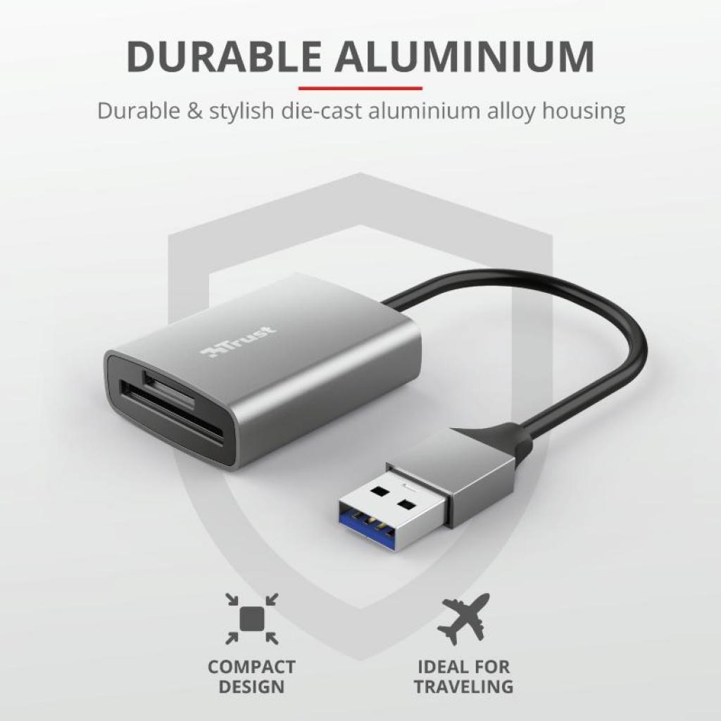 Считыватель флеш-карт Trust Dalyx Fast USB 3.2 Card reader (24135) изображение 9