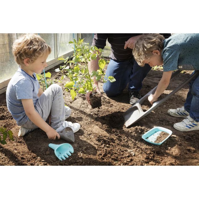 Іграшка для піску QUUT Лопатка SСOPPI з ситом для піску та снігу зелений+жовтий (170204) зображення 6