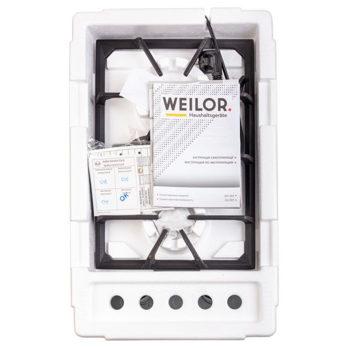 Варочна поверхня Weilor GG 304 WH зображення 10