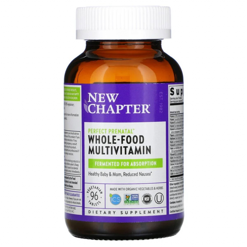 Мультивитамин New Chapter Мультивитамины для Беременных, Perfect Prenatal, 96 таблето (NCR-00316) изображение 2