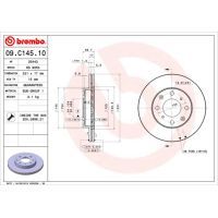 Тормозной диск Brembo 09.C145.10