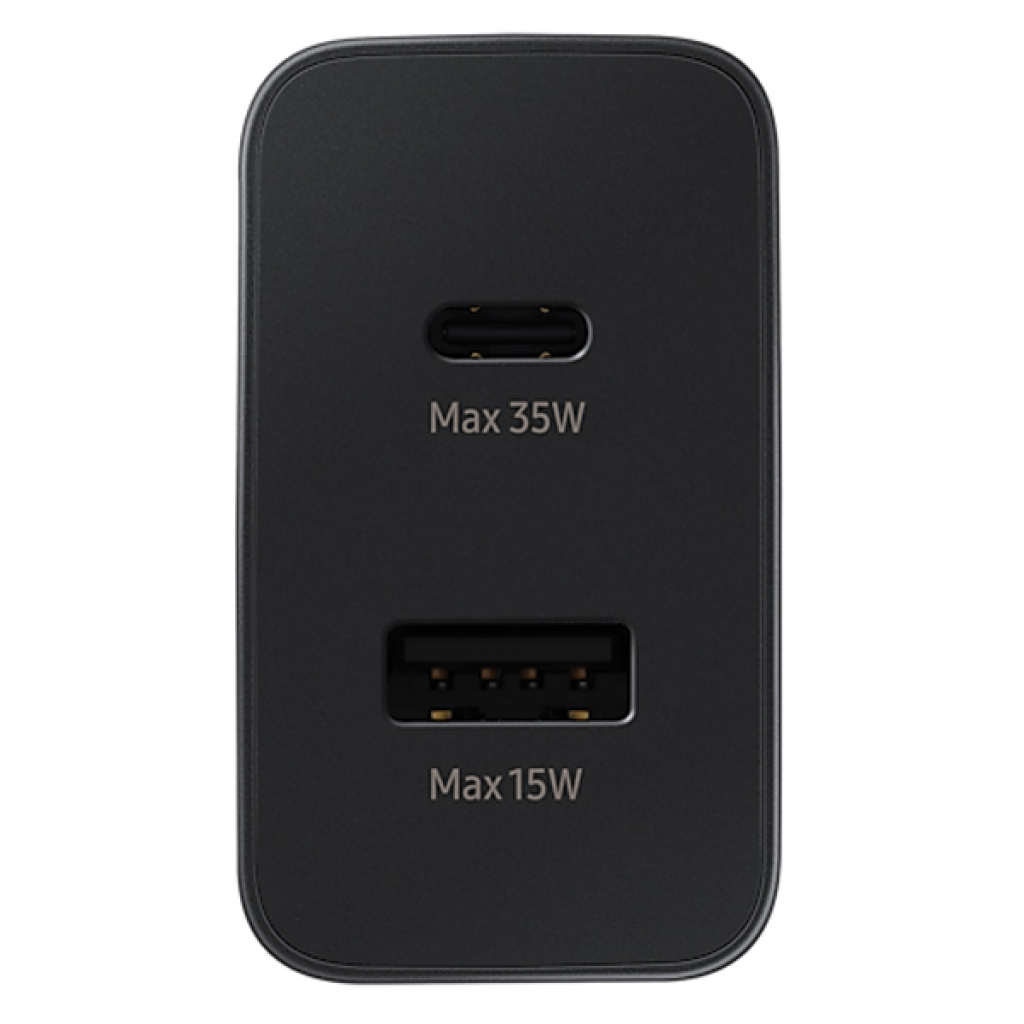 Зарядное устройство Samsung 35W Wall Charger Duo Black (EP-TA220NBEGRU) изображение 4