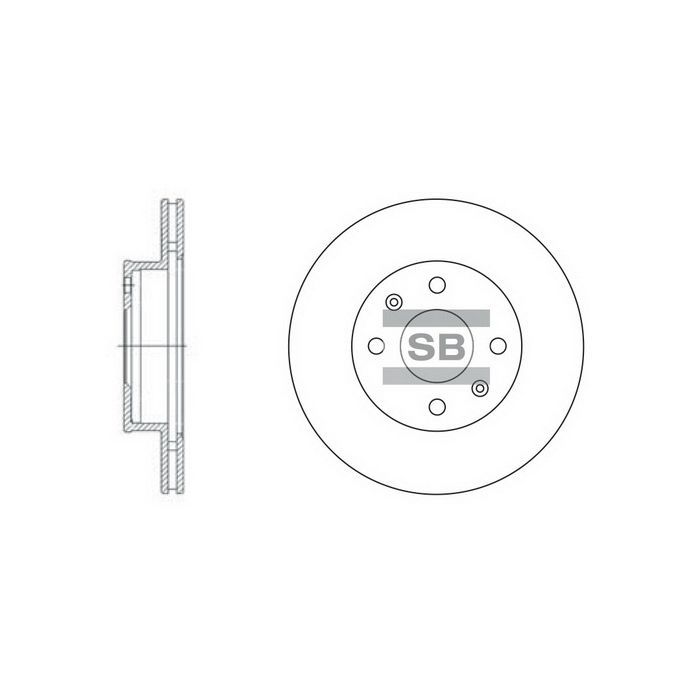Гальмівний диск HI-Q SD2010