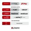 Модуль памяти для компьютера DDR4 32GB (2x16GB) 3200 MHz Fury Beast Black Kingston Fury (ex.HyperX) (KF432C16BB1K2/32) изображение 8