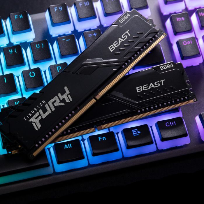 Модуль памяти для компьютера DDR4 32GB (2x16GB) 3200 MHz Fury Beast Black Kingston Fury (ex.HyperX) (KF432C16BB1K2/32) изображение 9