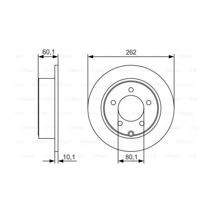Тормозной диск Bosch 0 986 479 R05 изображение 5