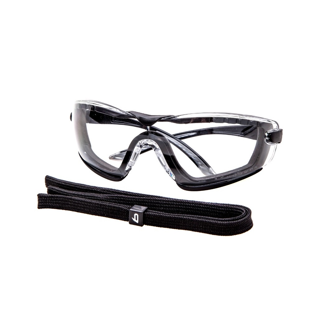 Тактичні окуляри Bolle Cobra із прозорими лінзами та ремінцем (COBFTPSI) зображення 3