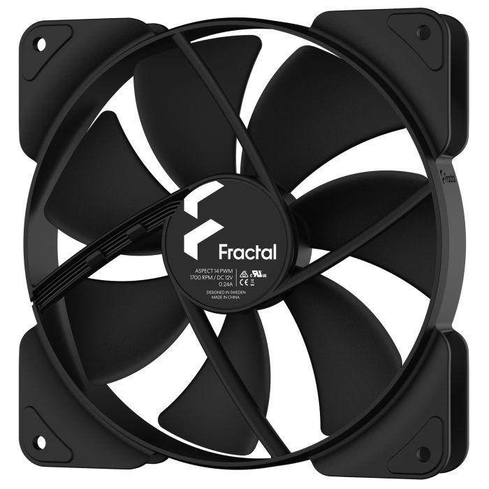 Кулер для корпуса Fractal Design Aspect 14 PWM Black (FD-F-AS1-1403) изображение 2