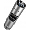 FM модулятор Baseus Energy Column Car Wireless MP3 Charger Silver (CCNLZ-C0S) зображення 3