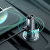 FM модулятор Baseus Energy Column Car Wireless MP3 Charger Silver (CCNLZ-C0S) зображення 9
