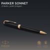 Ручка кулькова Parker SONNET 17 Matte Black Lacquer GT BP (84 832) зображення 3