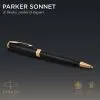 Ручка шариковая Parker SONNET 17 Matte Black Lacquer GT BP (84 832) изображение 3