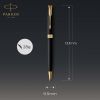 Ручка кулькова Parker SONNET 17 Matte Black Lacquer GT BP (84 832) зображення 4