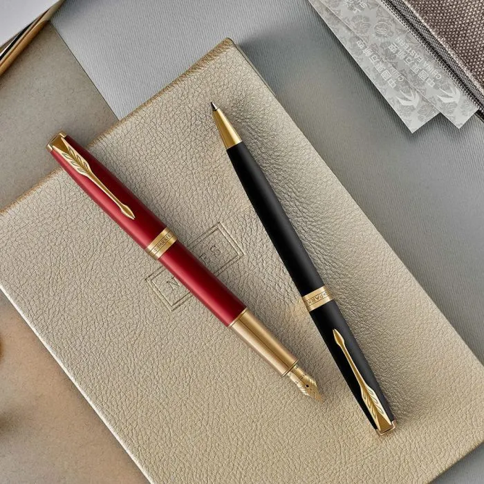Ручка шариковая Parker SONNET 17 Matte Black Lacquer GT BP (84 832) изображение 5