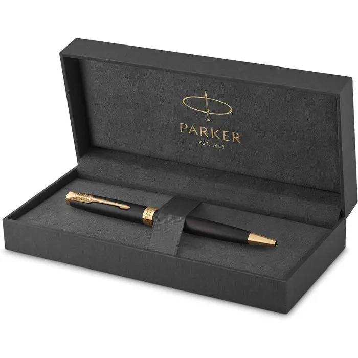 Ручка шариковая Parker SONNET 17 Matte Black Lacquer GT BP (84 832) изображение 6