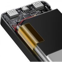 Батарея універсальна Baseus Bipow Digital Display 15W 20000mAh Black (PPDML-J01) зображення 6