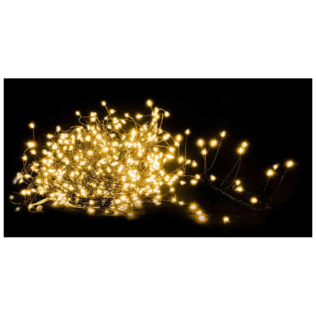 Гірлянда Luca Lighting кластер чорна струна теплий білий 8 м (8718861852905) зображення 3