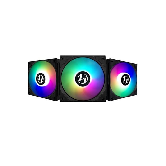 Кулер до корпусу Lian Li ST120-3 Triple Black (G99.12ST3B.00)