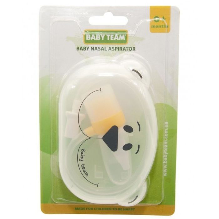 Носовий аспіратор Baby Team з трубочкою (7003) зображення 2