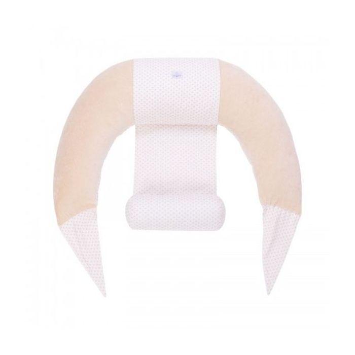 Подушка Верес для годування "Comfort Lux Velour stars beige" 200*75 (302.04.1)