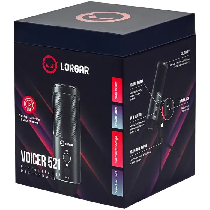 Мікрофон Lorgar Voicer 521 (LRG-CMT521) зображення 12
