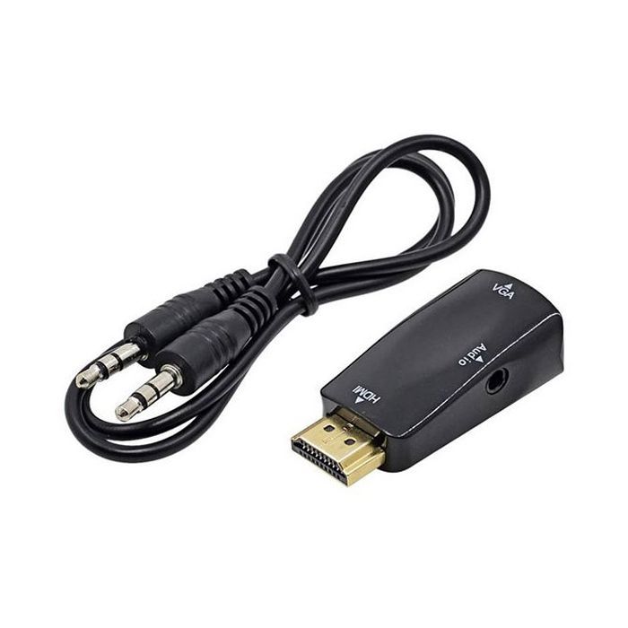 Переходник ST-Lab HDMI male (PC/laptop) - VGA F(Monitor) (U-991 black)