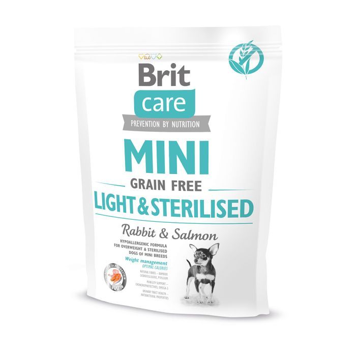Сухой корм для собак Brit Care GF Mini Light & Sterilised 2 кг (8595602521067)