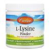 Аминокислота Carlson L-лизин в порошке, L-Lysine, Amino Acid Powder, 100 гр (CAR-06885)