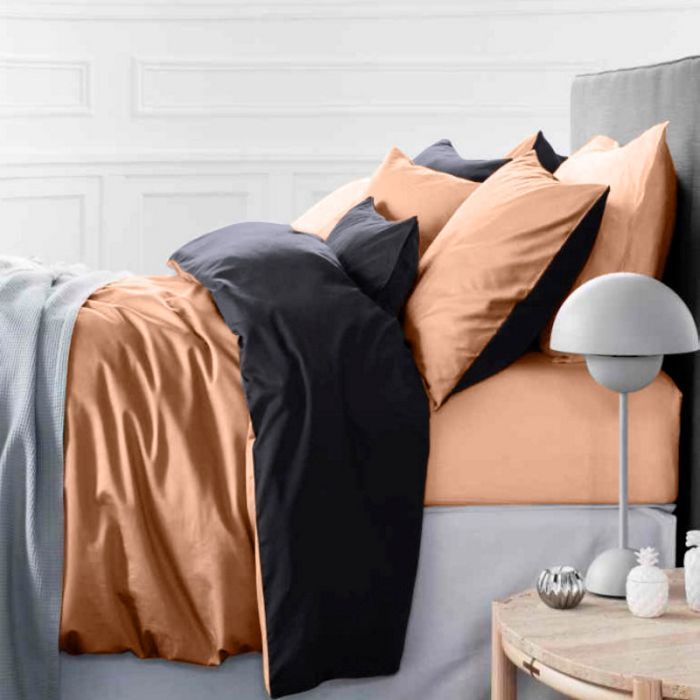 Постільна білизна MirSon King Size Сатин Premium 0165+0240 Latte 220х240 (2200001169562)