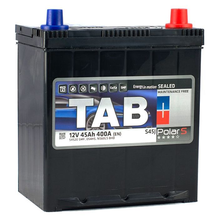 Аккумулятор автомобильный TAB 45 Ah/12V Polar S (246 845)