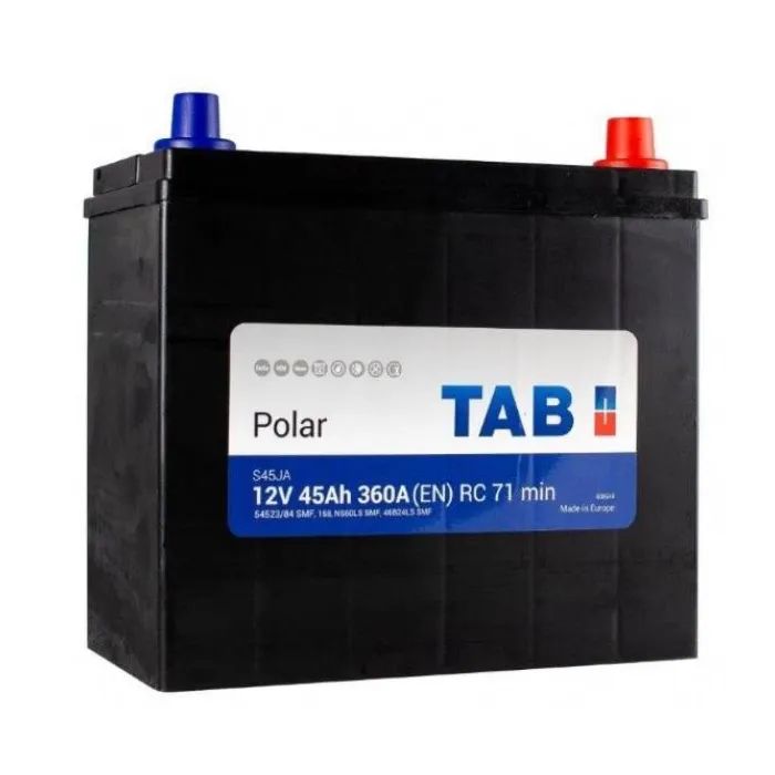 Аккумулятор автомобильный TAB 45 Ah/12V Polar S (246 845)
