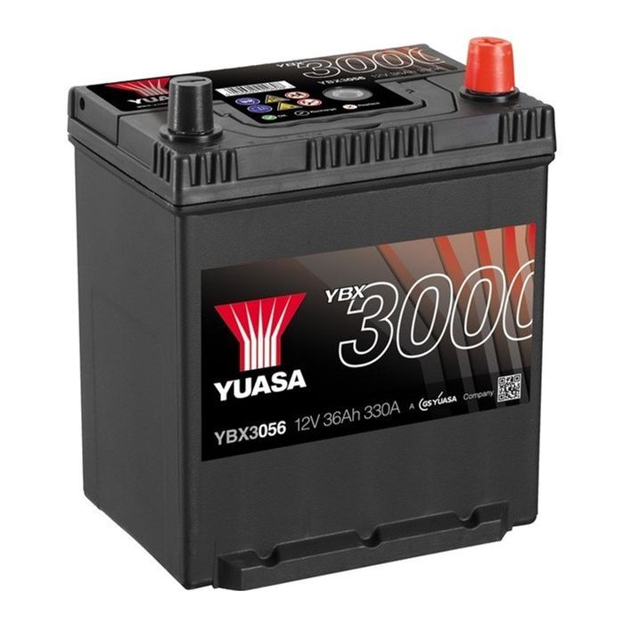 Аккумулятор автомобильный Yuasa 12V 36Ah SMF Battery (YBX3056)