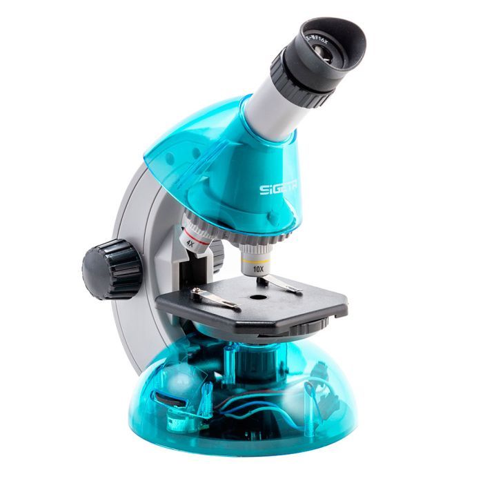 Микроскоп Sigeta Mixi с адаптером для смартфона 40x-640x Blue (65911)
