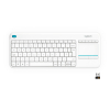 Клавиатура Logitech K400 Plus Touch Wireless UA White (920-007146)