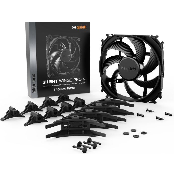 Кулер для корпуса Be quiet! Silent Wings PRO 4 140mm PWM (BL099) изображение 5