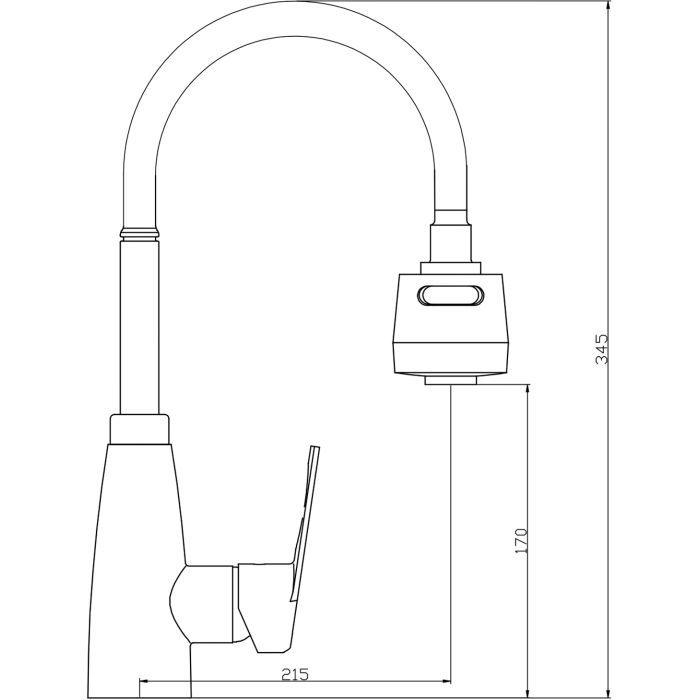 Смеситель Kroner Odra-C039-1 изображение 9