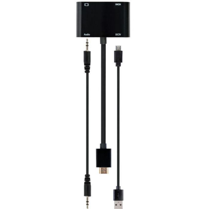 Перехідник Cablexpert HDMI to HDMI/VGA+audio 3.5mm (A-HDMIM-HDMIFVGAF-01) зображення 3