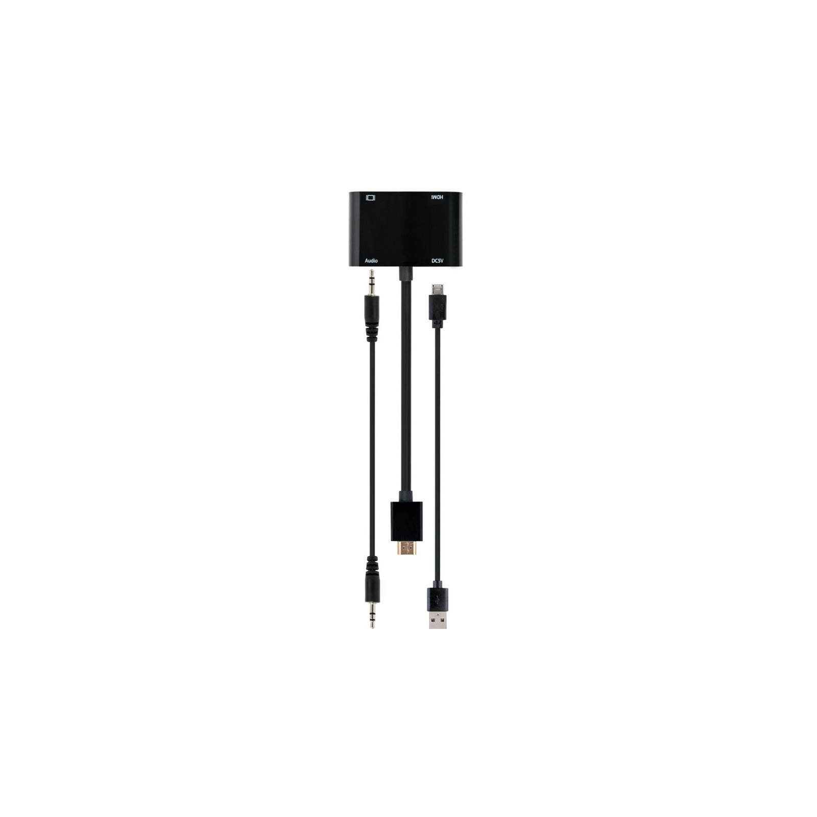 Перехідник Cablexpert HDMI to HDMI/VGA+audio 3.5mm (A-HDMIM-HDMIFVGAF-01) зображення 3