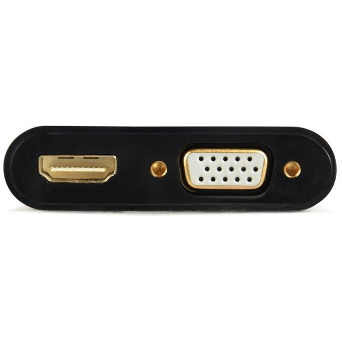 Перехідник Cablexpert HDMI to HDMI/VGA+audio 3.5mm (A-HDMIM-HDMIFVGAF-01) зображення 4