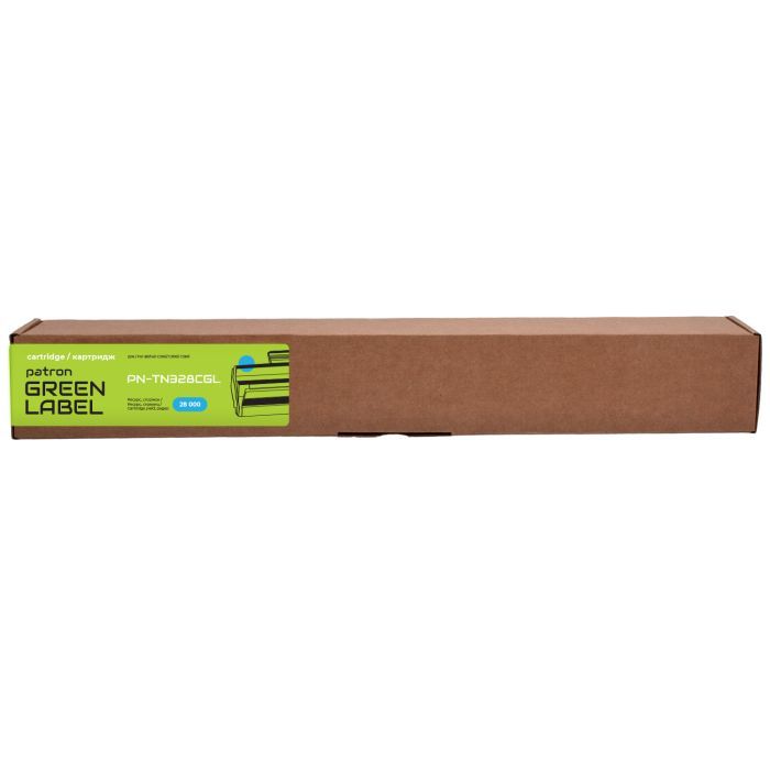 Тонер-картридж Patron Konica Minolta TN-328 Green Label, Cyan (PN-TN328CGL) изображение 2
